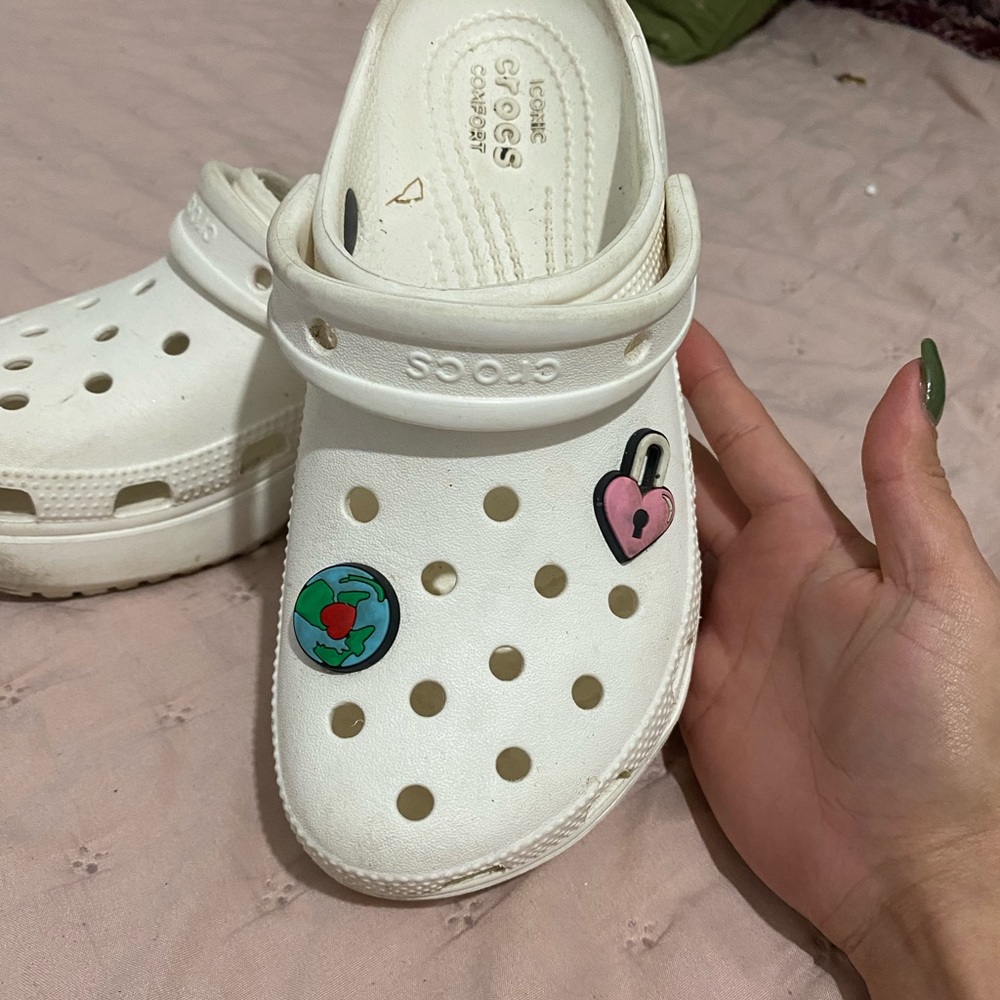 White crocs